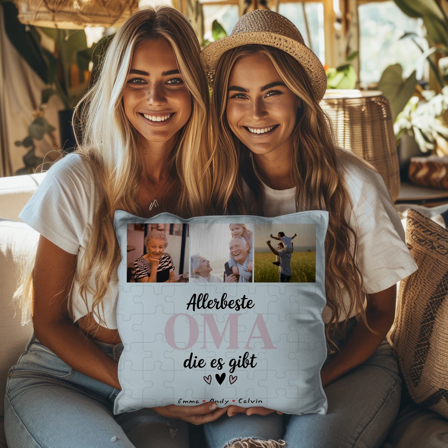 Personalisierte Fotokissen Für Oma Geschenk Fotocollage Oma Allerbeste Oma Die Es Gibt 8