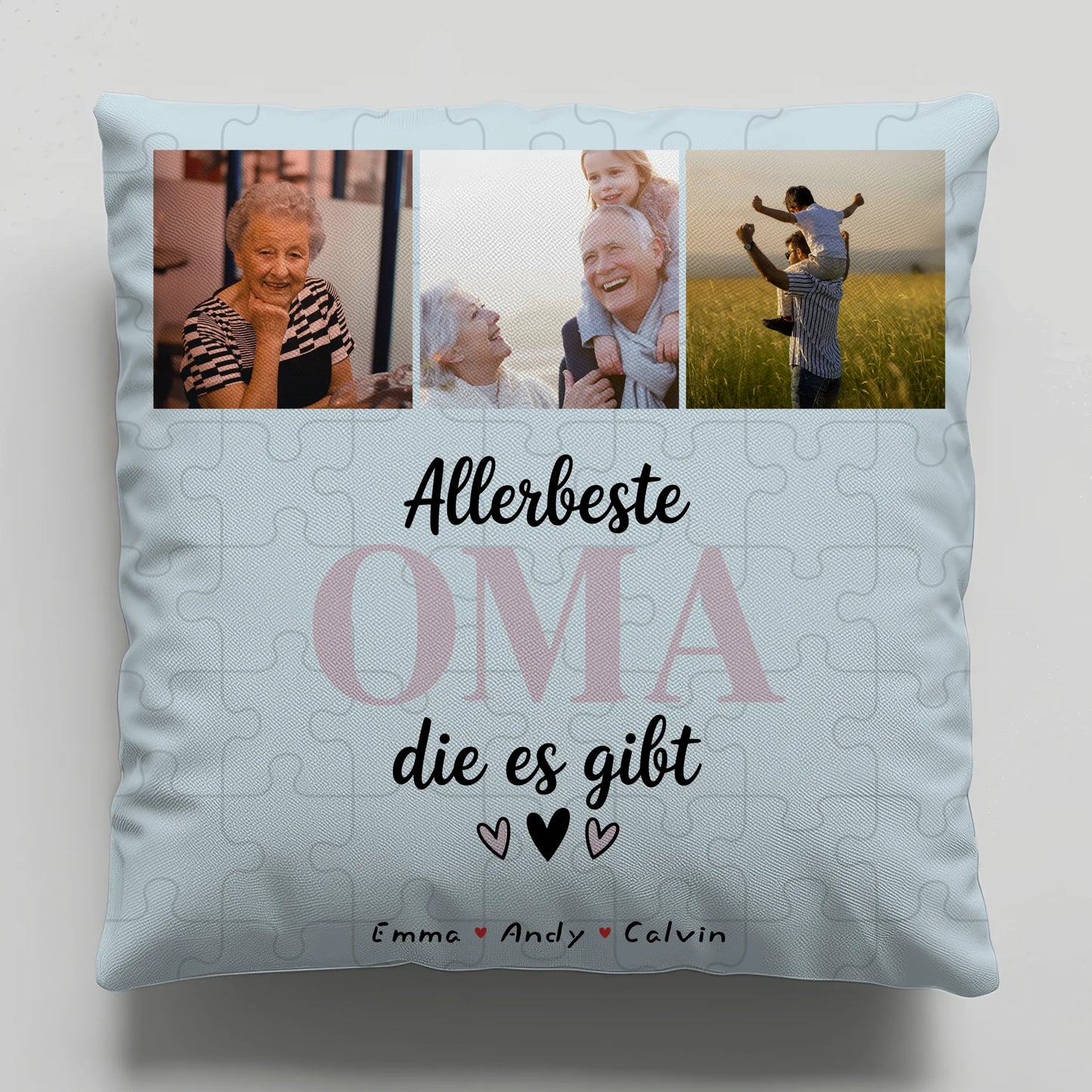 Personalisierte Fotokissen Für Oma Geschenk Fotocollage Oma Allerbeste Oma Die Es Gibt 1