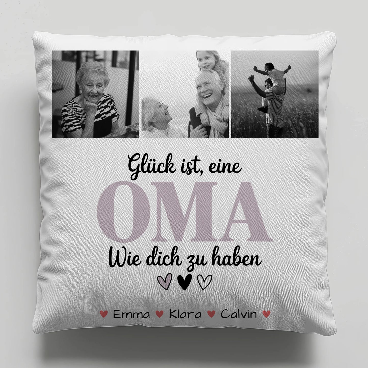 Personalisierte Fotokissen Für Oma mit Fotocollage Oma Glück Ist eine Oma Wie Dich Zu Haben Geschenk 1