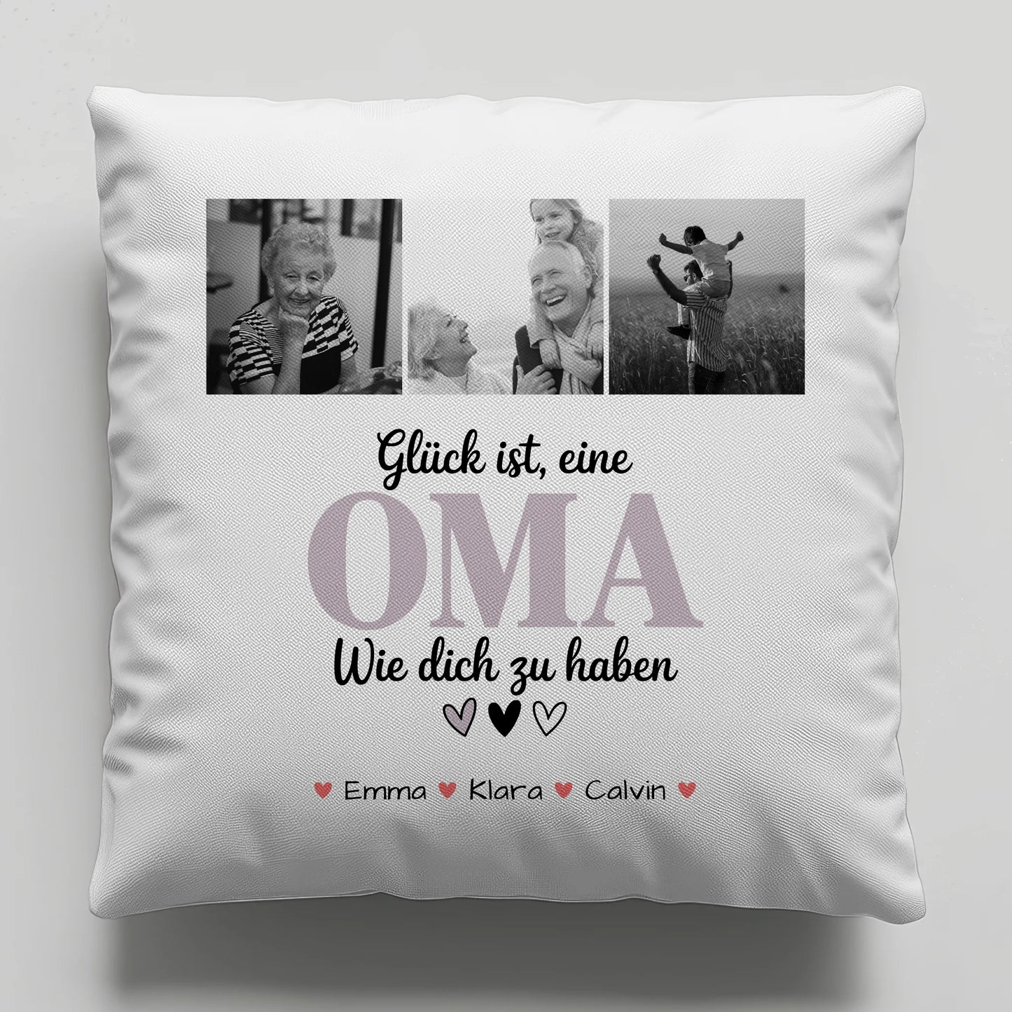 Personalisierte Fotokissen Für Oma mit Fotocollage Oma Glück Ist eine Oma Wie Dich Zu Haben Geschenk