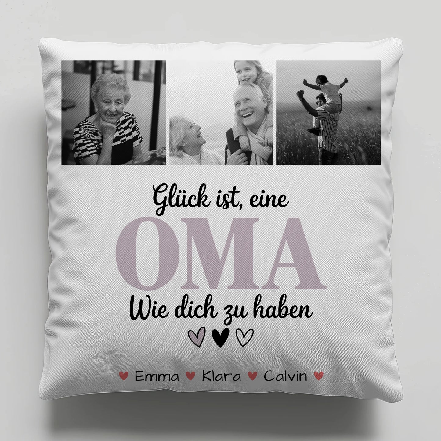 Personalisierte Fotokissen Für Oma mit Fotocollage Oma Glück Ist eine Oma Wie Dich Zu Haben Geschenk 6