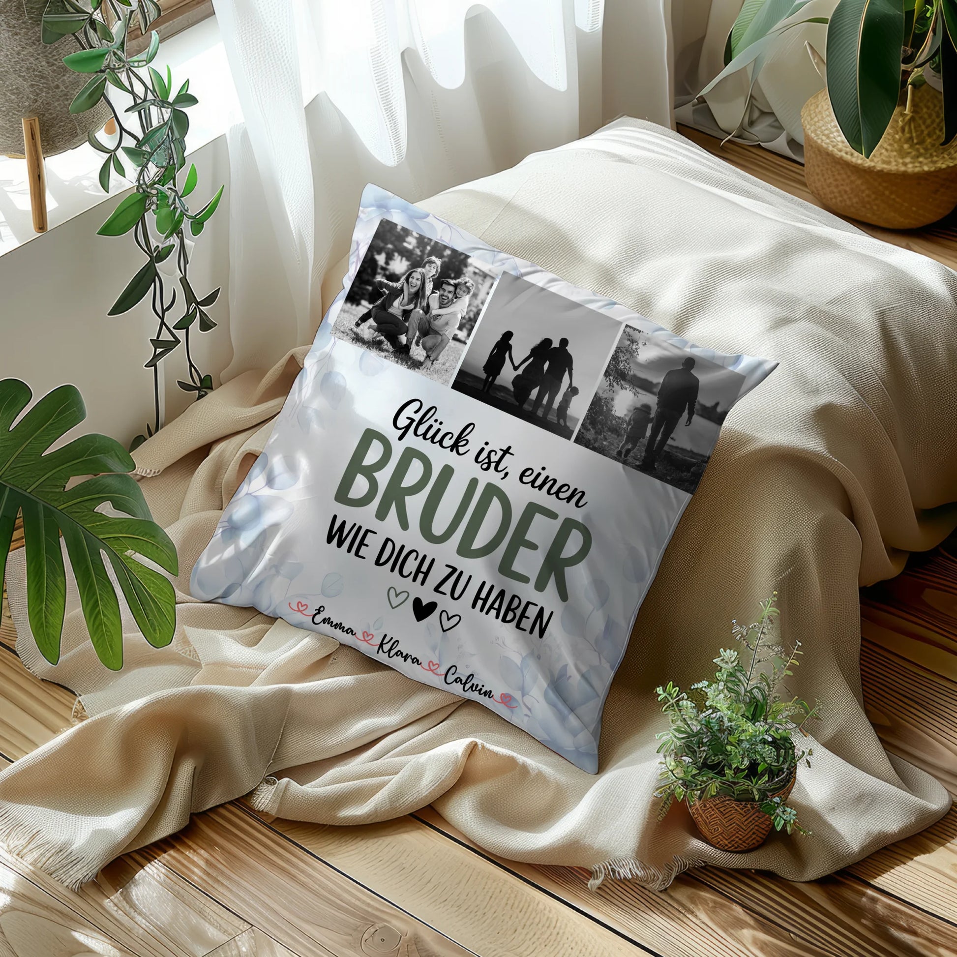 Kissen Für Bruder Fotocollage Bruder Glück Ist einen Bruder Wie Dich Zu Haben 5