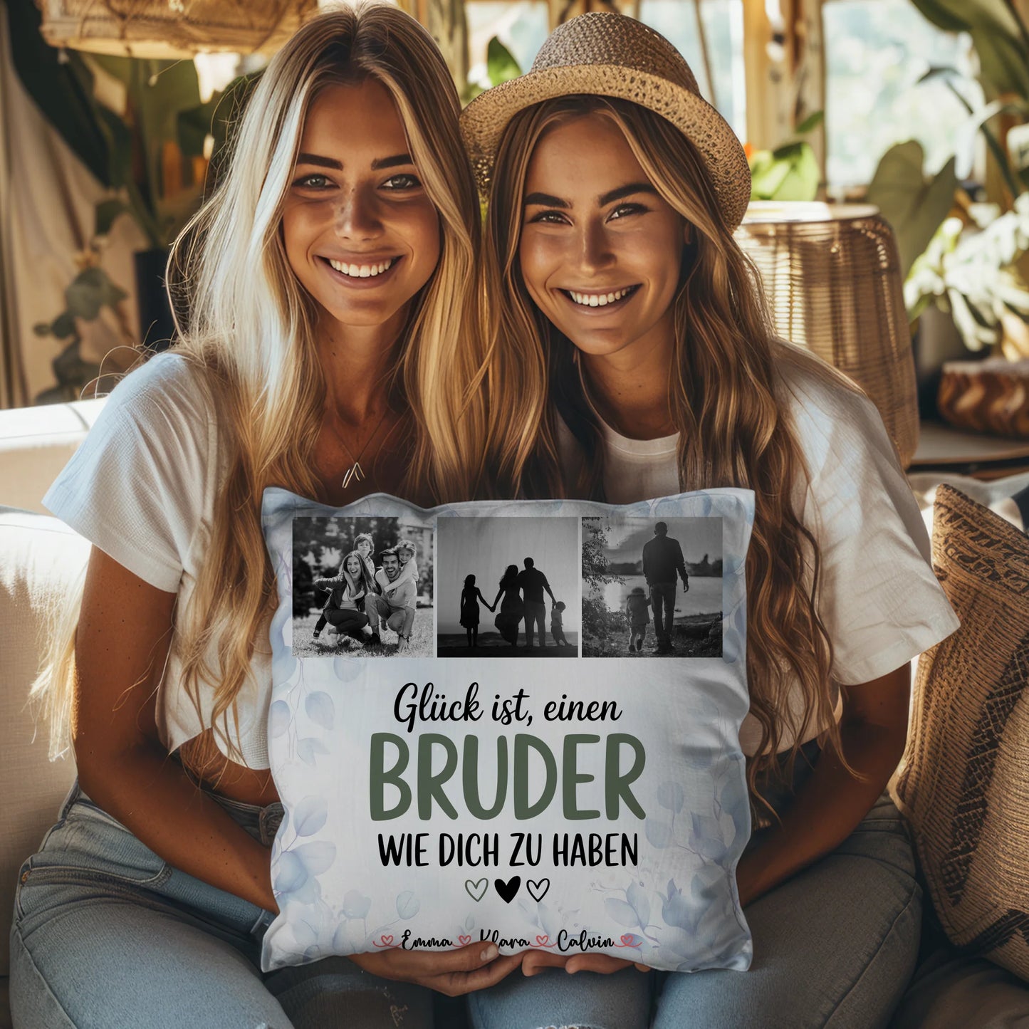 Kissen Für Bruder Fotocollage Bruder Glück Ist einen Bruder Wie Dich Zu Haben 3