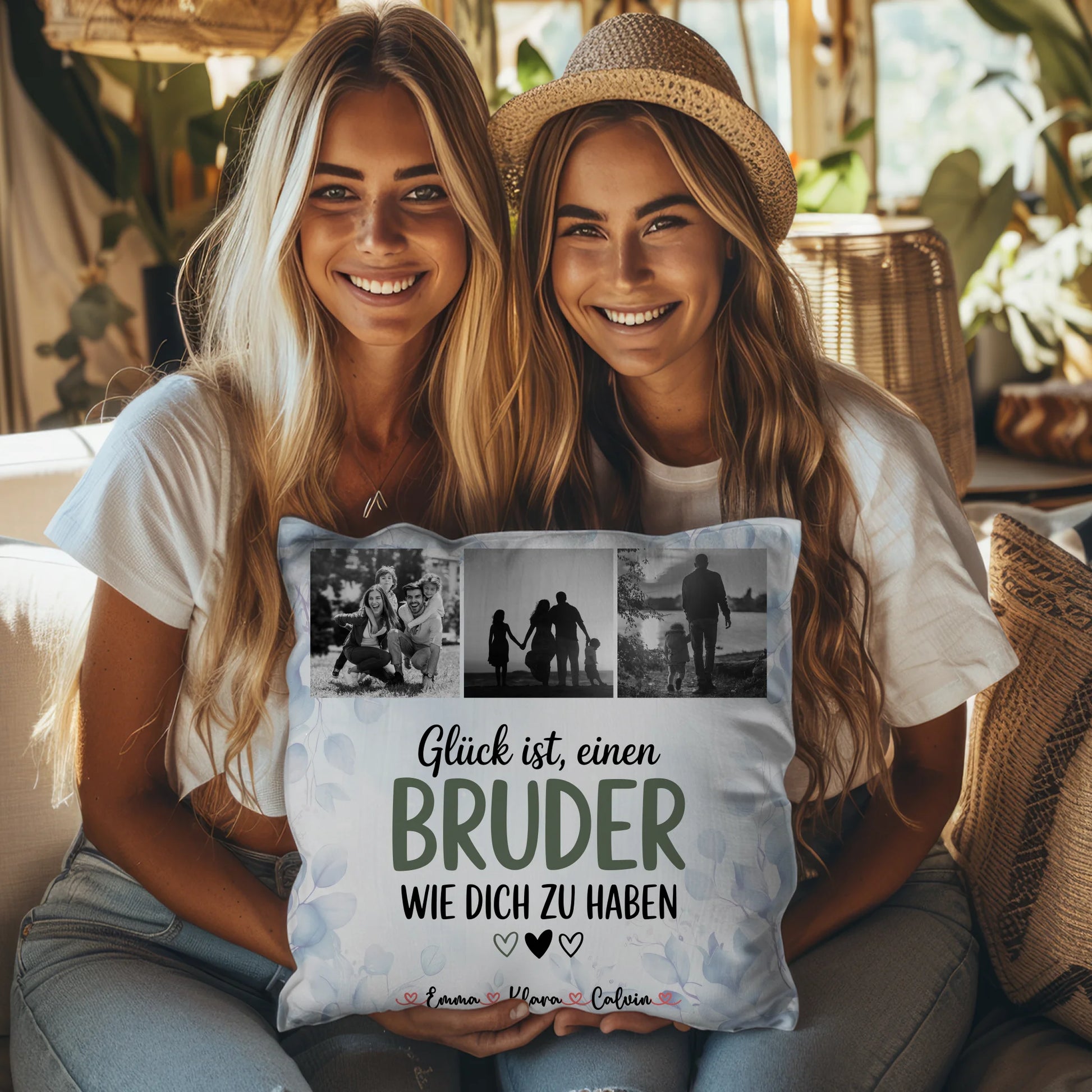 Kissen Für Bruder Fotocollage Bruder Glück Ist einen Bruder Wie Dich Zu Haben 3