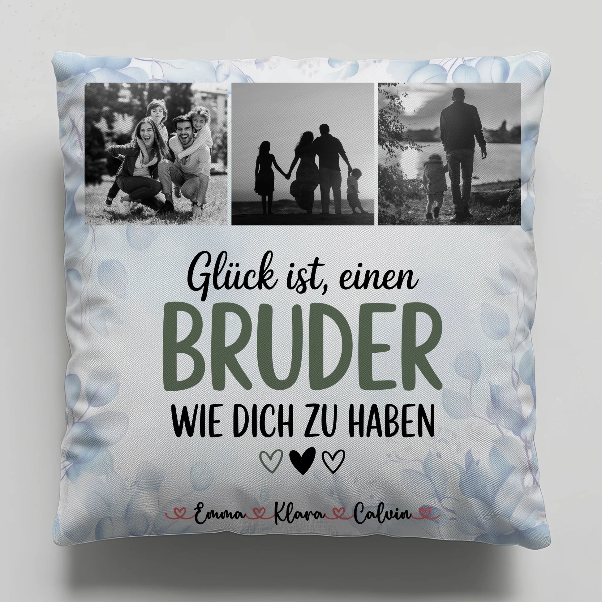 Kissen Für Bruder Fotocollage Bruder Glück Ist einen Bruder Wie Dich Zu Haben 1