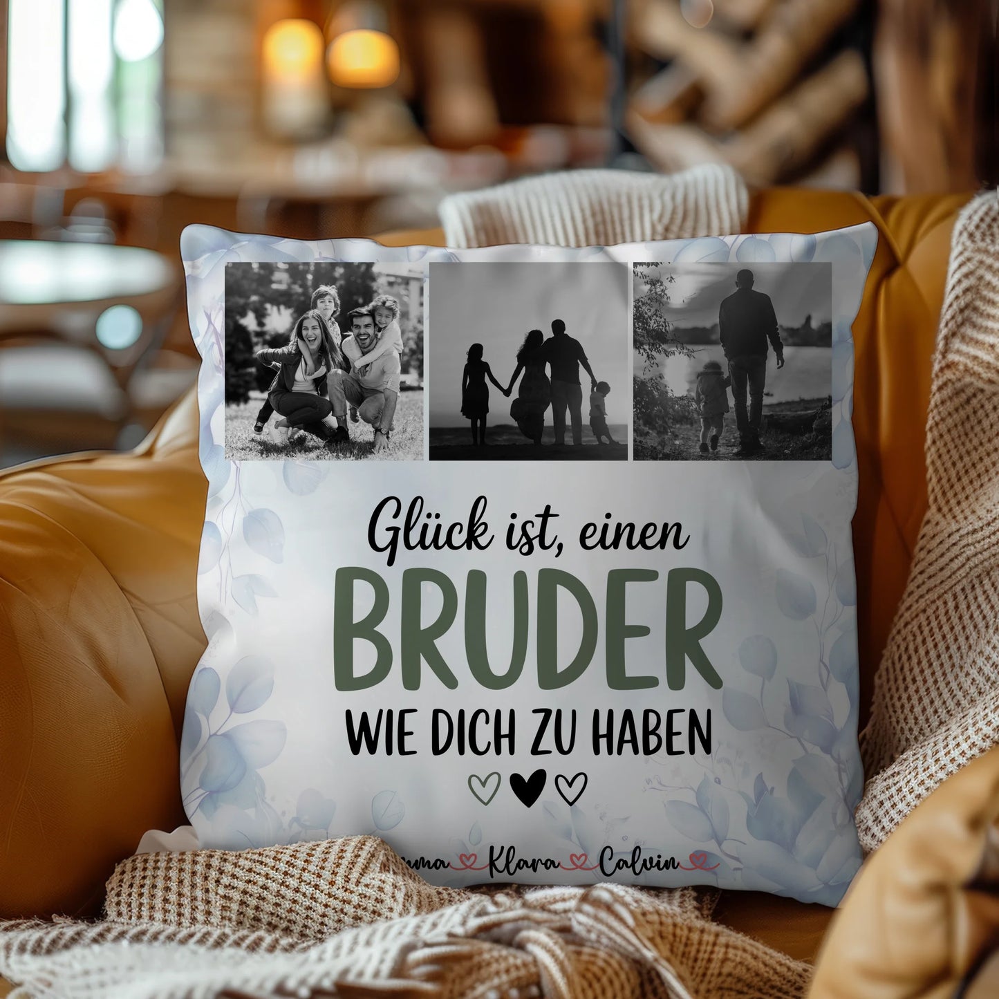 Kissen Für Bruder Fotocollage Bruder Glück Ist einen Bruder Wie Dich Zu Haben 9