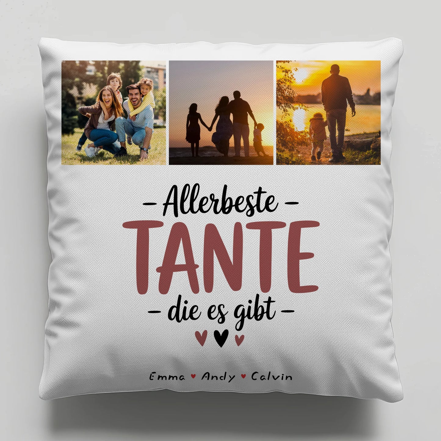 Tante Kissen Geschenk Fotocollage Tante Allerbeste Tante Die Es Gibt personalisiert 6
