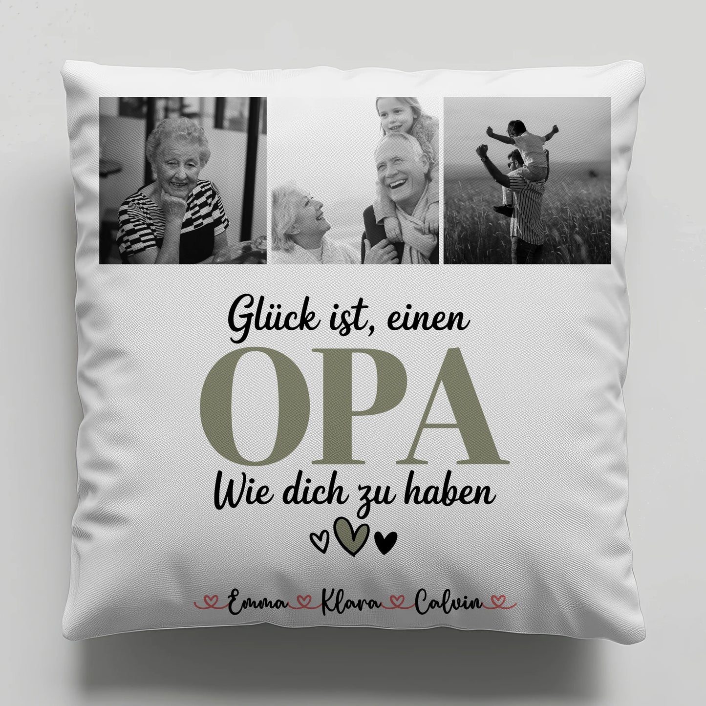 Bester Opa Kissen Fotocollage Opa Glück Ist einen Opa Wie Dich Zu Haben personalisiertes Geschenk 1
