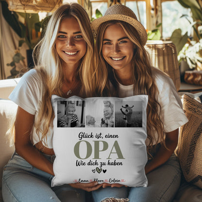 Bester Opa Kissen Fotocollage Opa Glück Ist einen Opa Wie Dich Zu Haben personalisiertes Geschenk 8