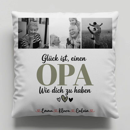 Bester Opa Kissen Fotocollage Opa Glück Ist einen Opa Wie Dich Zu Haben personalisiertes Geschenk 6