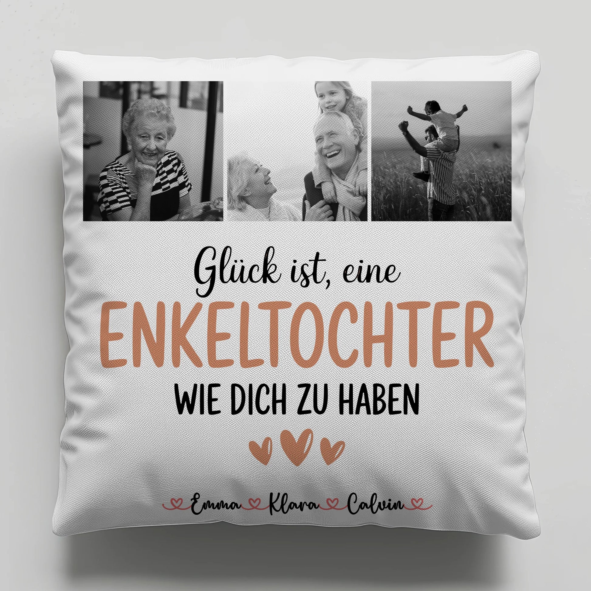 Personalisierte Kissen Mit Namen Fotocollage Enkeltochter Glück Ist Eine Enkeltochter Wie Dich Zu Haben 1