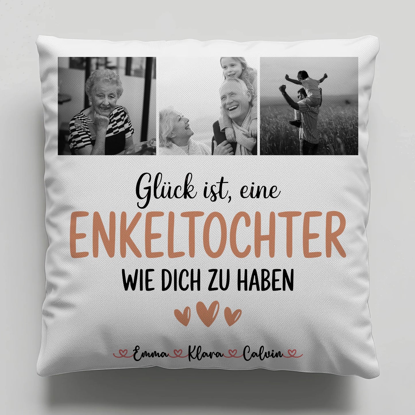 Personalisierte Kissen Mit Namen Fotocollage Enkeltochter Glück Ist Eine Enkeltochter Wie Dich Zu Haben 6
