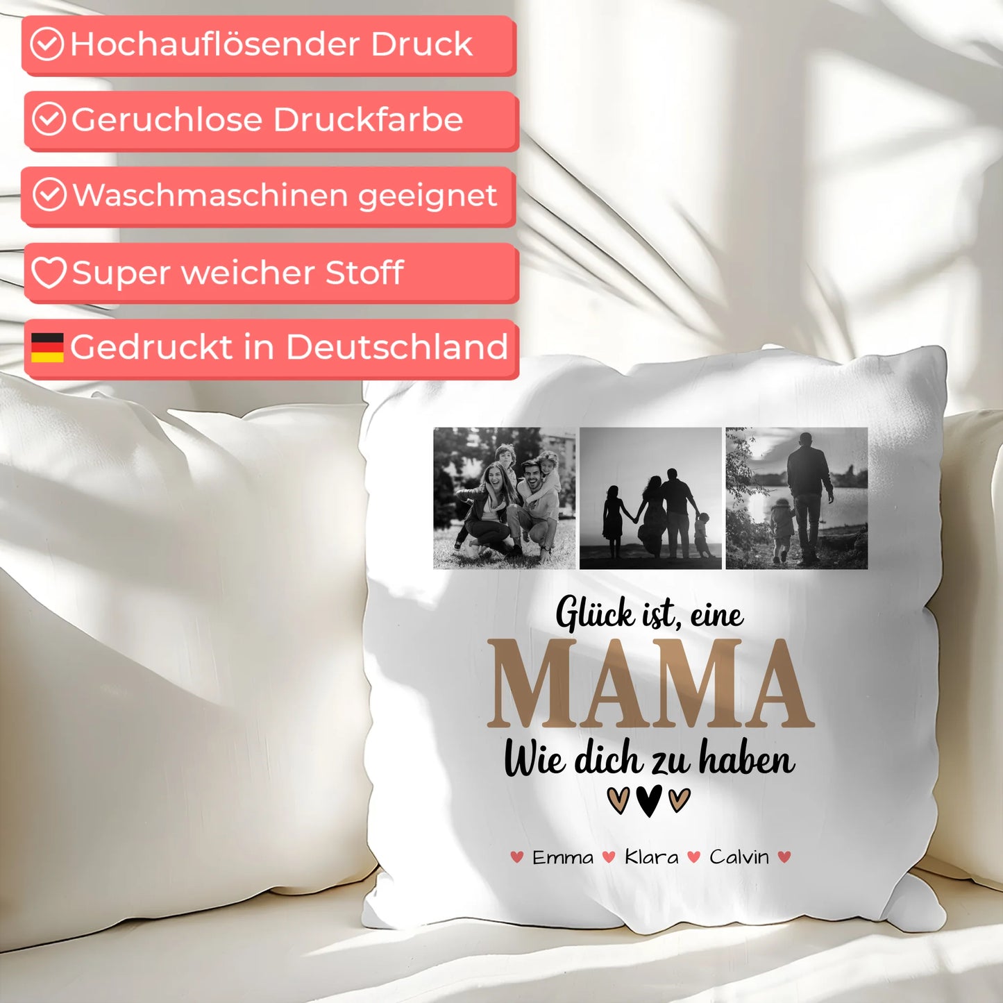 Kissen Für Mama Fotocollage Mama Glück Ist eine Mama Wie Dich Zu Haben Geschenk