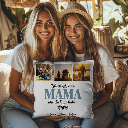 Kissen Für Mama Fotocollage für Mama Glück Ist eine Mama Wie Dich Zu Haben Geschenk Mama 8