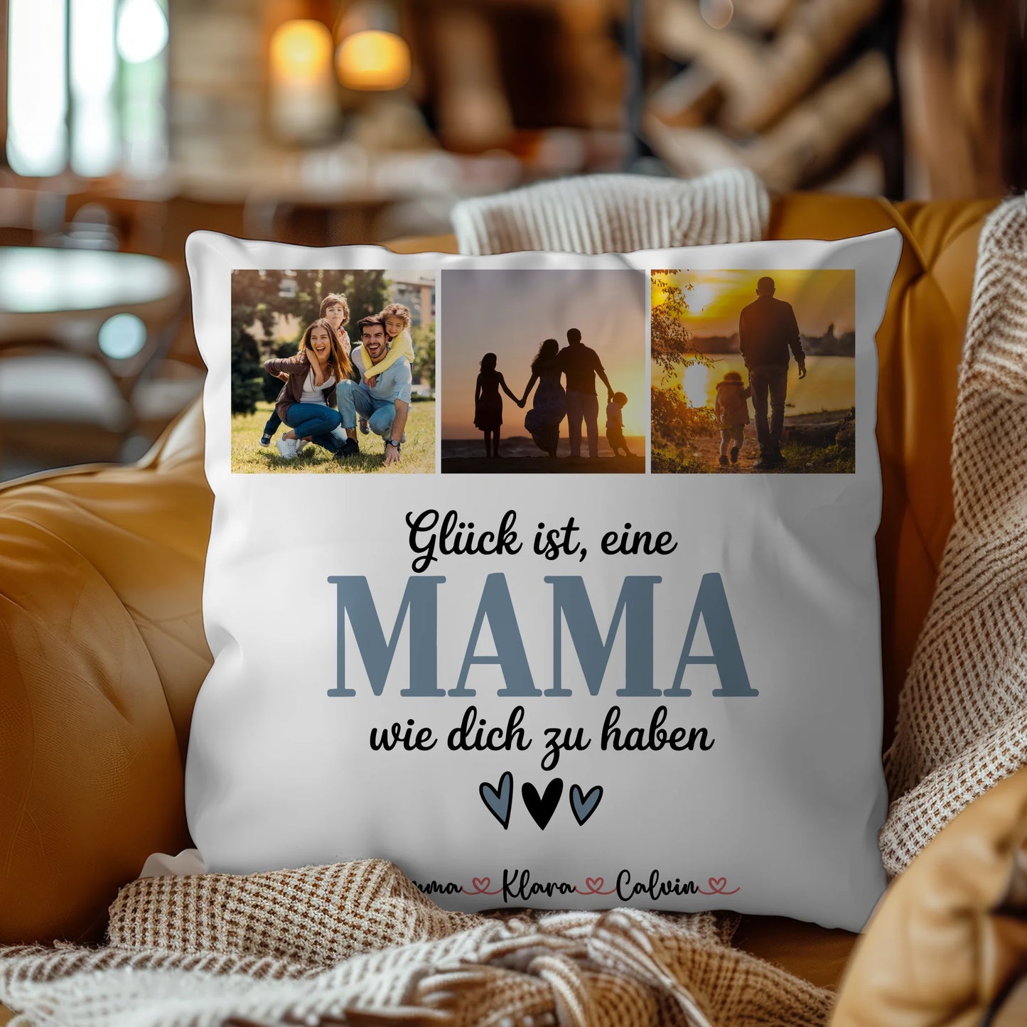 Kissen Für Mama Fotocollage für Mama Glück Ist eine Mama Wie Dich Zu Haben Geschenk Mama 9