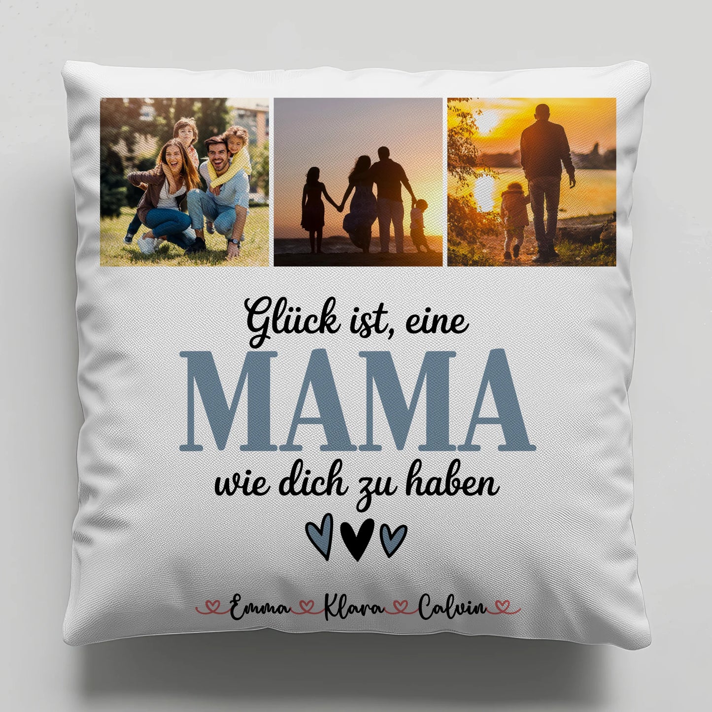 Kissen Für Mama Fotocollage für Mama Glück Ist eine Mama Wie Dich Zu Haben Geschenk Mama 1