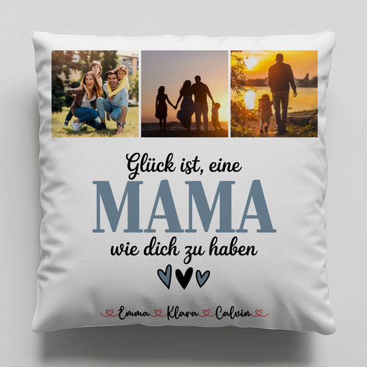 Kissen Für Mama Fotocollage für Mama Glück Ist eine Mama Wie Dich Zu Haben Geschenk Mama 1