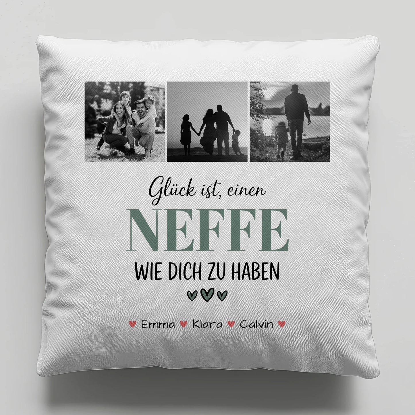Namen Kissen Fotocollage Neffe Glück Ist einen Neffe Wie Dich Zu Haben personalisiertes Geschenk