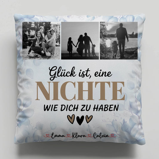 Foto Kissen Mit Namen Fotocollage Nichte Glück Ist eine Nichte Wie Dich Zu Haben Geschenk 1
