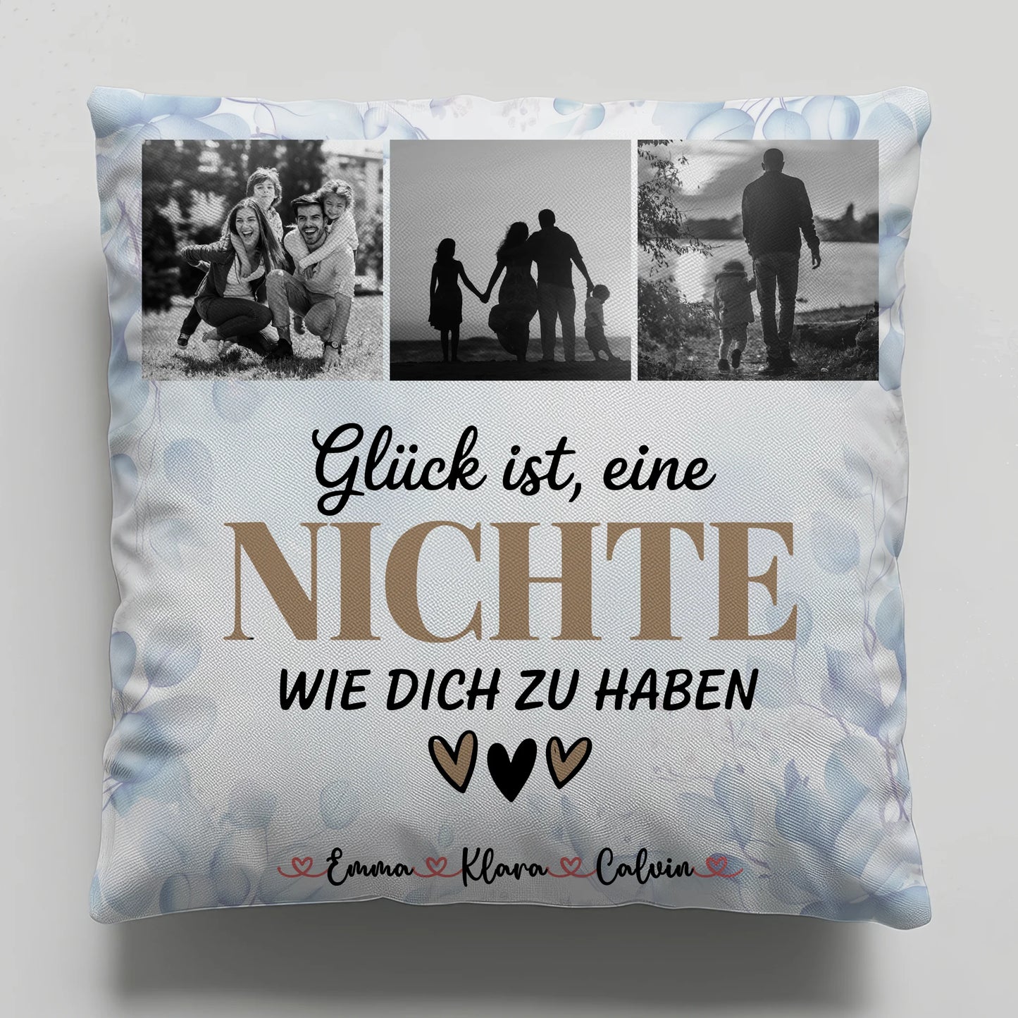 Foto Kissen Mit Namen Fotocollage Nichte Glück Ist eine Nichte Wie Dich Zu Haben Geschenk 6