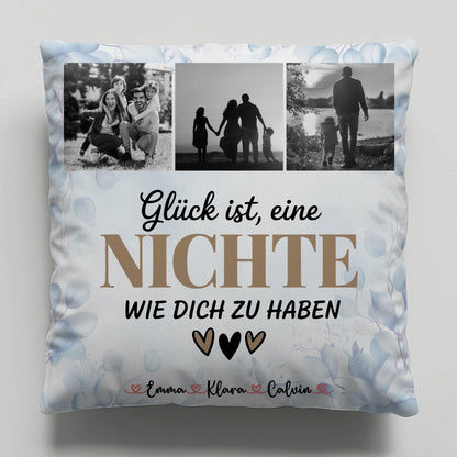 Foto Kissen Mit Namen Fotocollage Nichte Glück Ist eine Nichte Wie Dich Zu Haben Geschenk 6