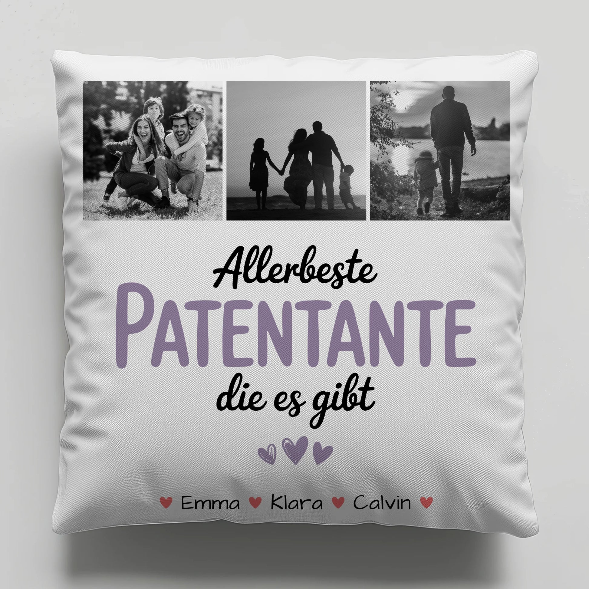 Namen Kissen Fotocollage Patentante Allerbeste Patentante Die Es Gibt personalisiertes Geschenk 1
