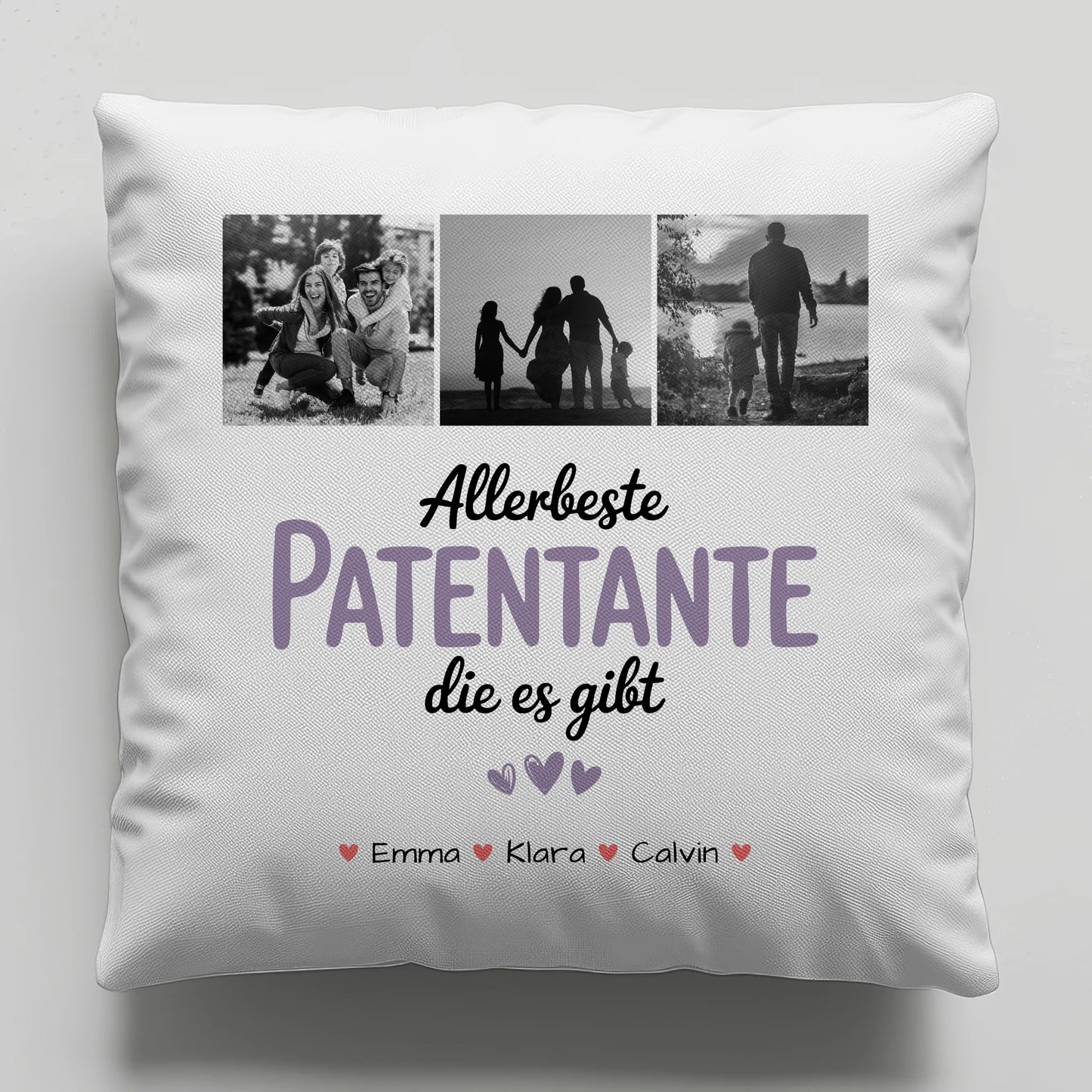 Namen Kissen Fotocollage Patentante Allerbeste Patentante Die Es Gibt personalisiertes Geschenk