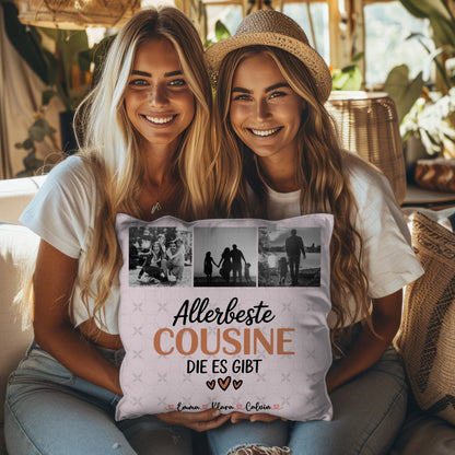 Foto Kissen Mit Namen Fotocollage Cousine Allerbeste Cousine Die Es Gibt 8