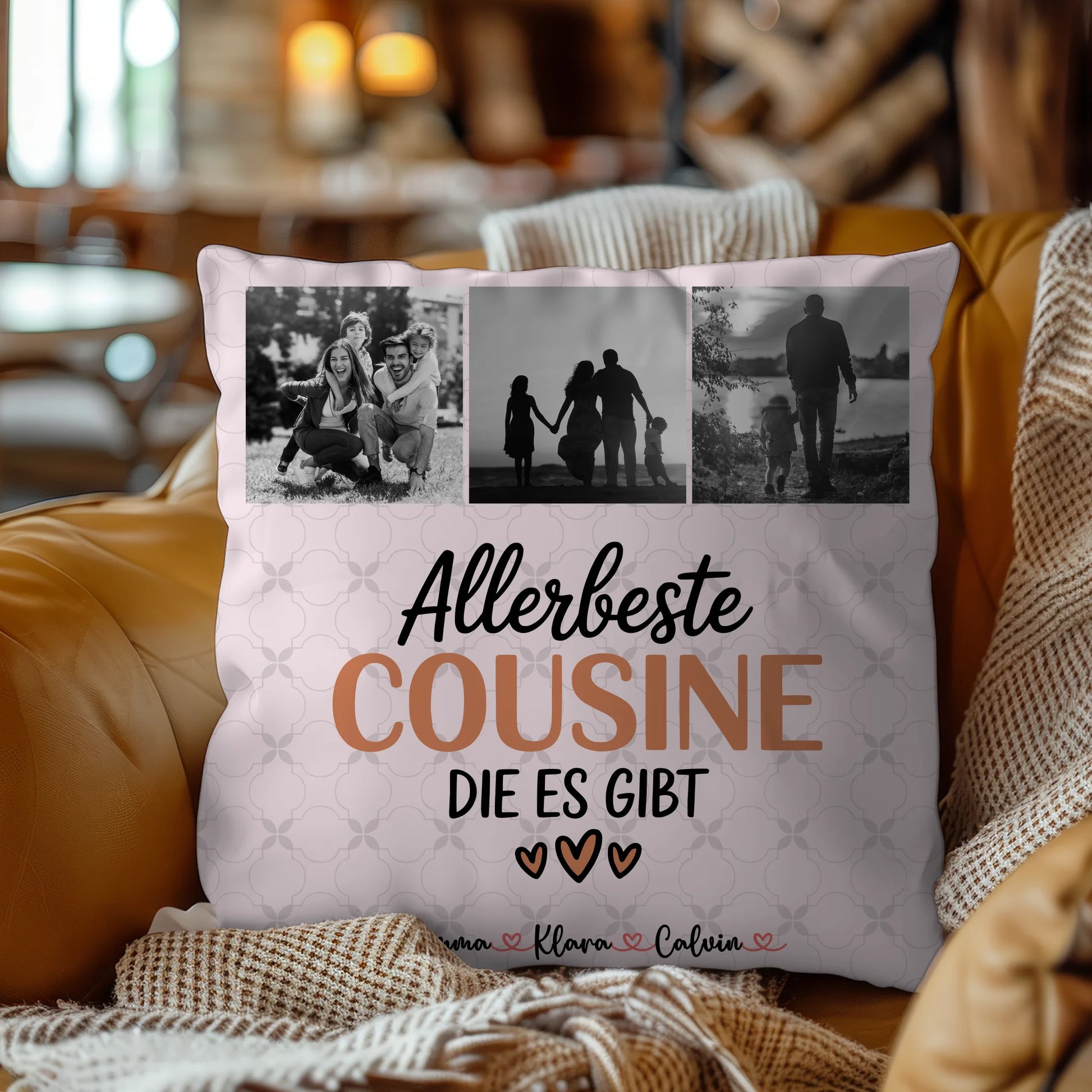 Foto Kissen Mit Namen Fotocollage Cousine Allerbeste Cousine Die Es Gibt 9