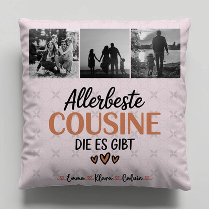 Foto Kissen Mit Namen Fotocollage Cousine Allerbeste Cousine Die Es Gibt 6