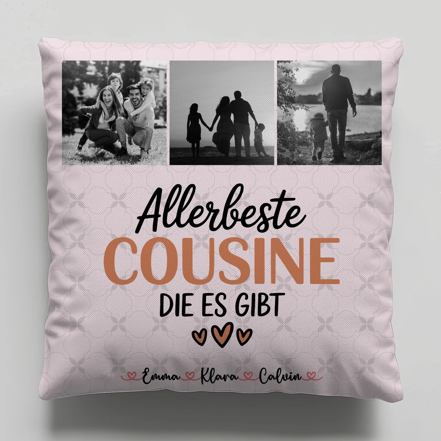 Foto Kissen Mit Namen Fotocollage Cousine Allerbeste Cousine Die Es Gibt 1