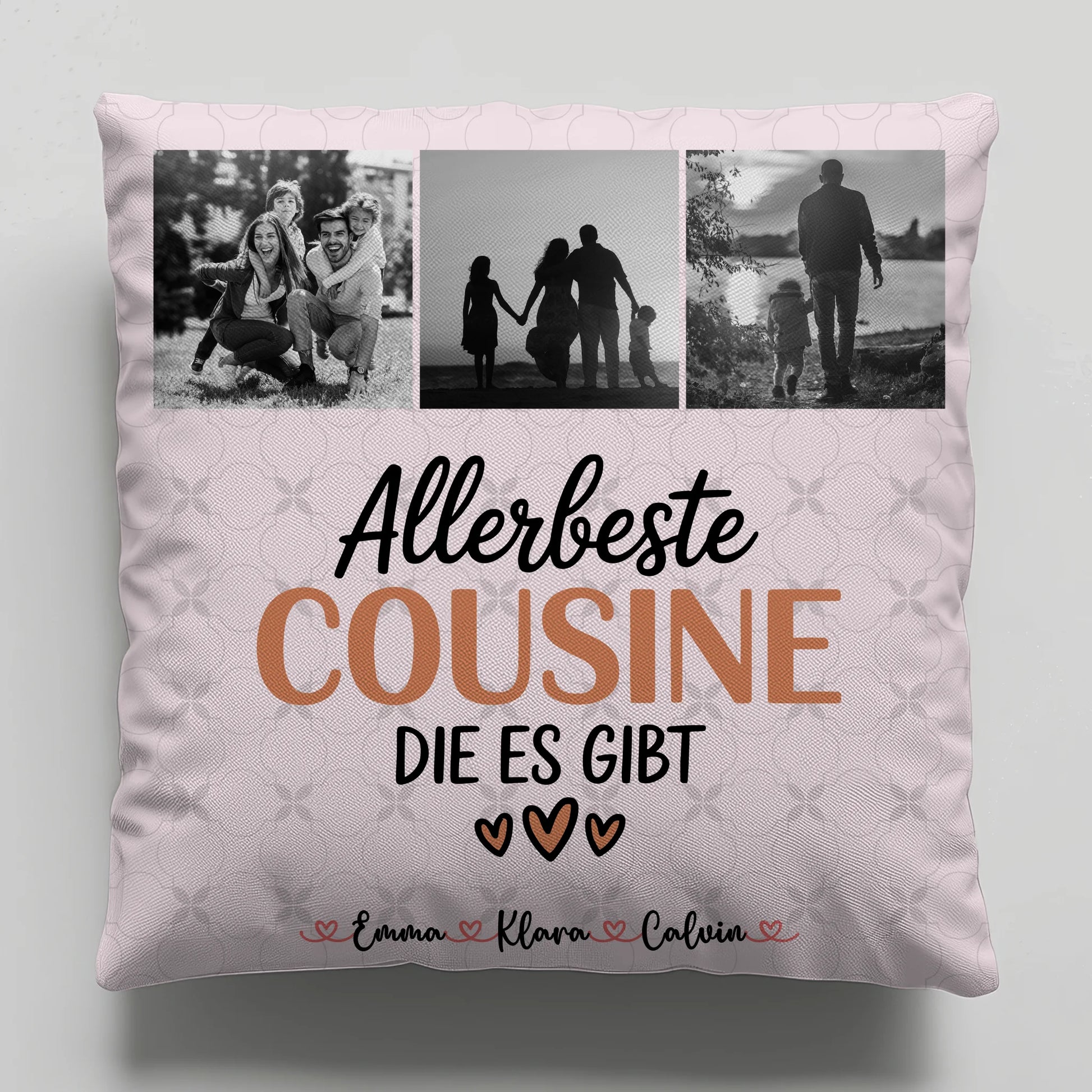Foto Kissen Mit Namen Fotocollage Cousine Allerbeste Cousine Die Es Gibt 1