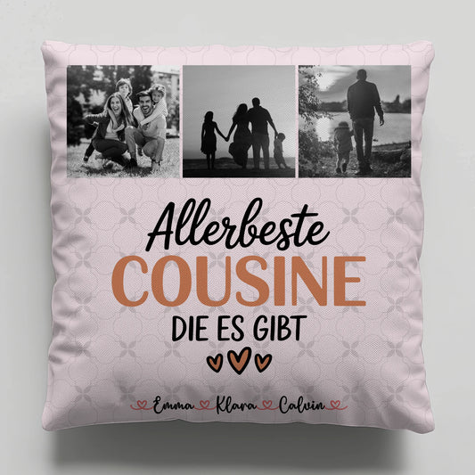 Foto Kissen Mit Namen Fotocollage Cousine Allerbeste Cousine Die Es Gibt 1