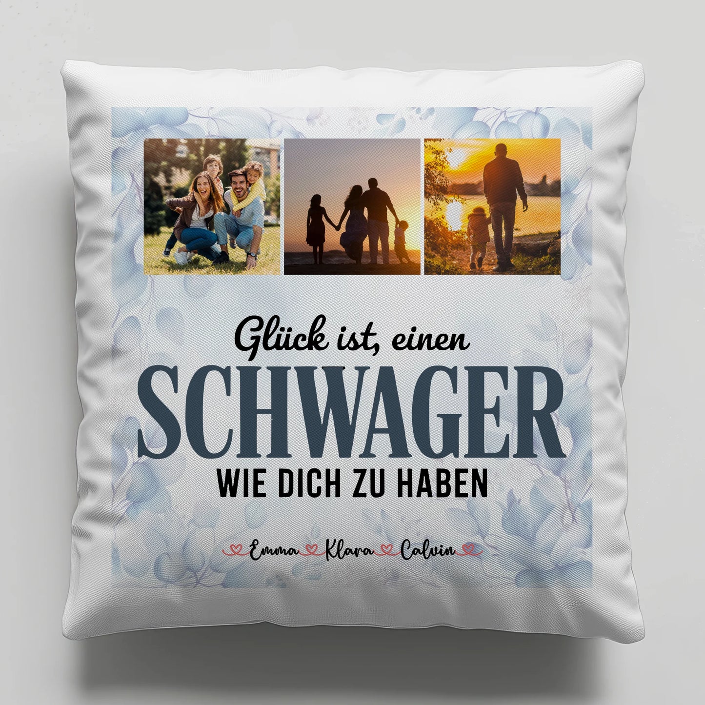 Personalisierte Kissen Mit Namen Fotocollage für Schwager Glück Ist eine Schwager Wie Dich Zu Haben