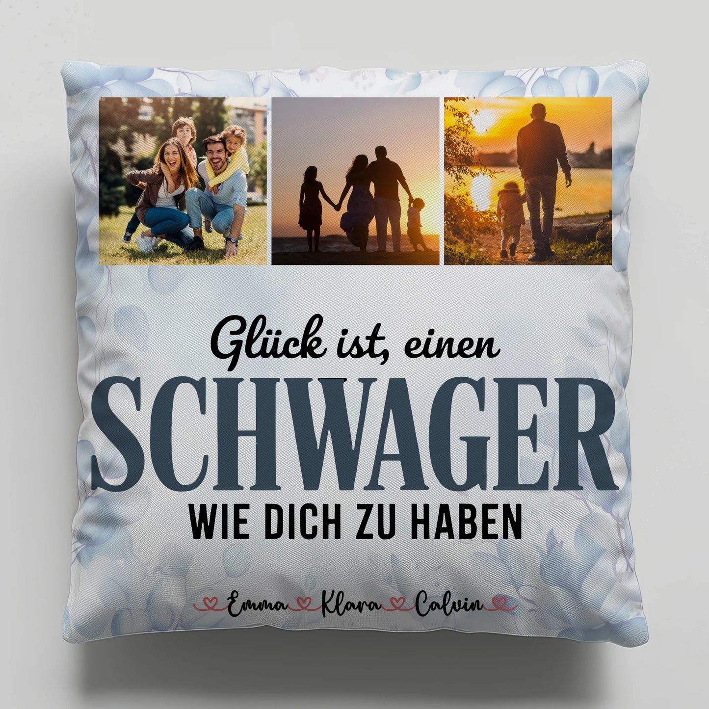 Personalisierte Kissen Mit Namen Fotocollage für Schwager Glück Ist eine Schwager Wie Dich Zu Haben 6