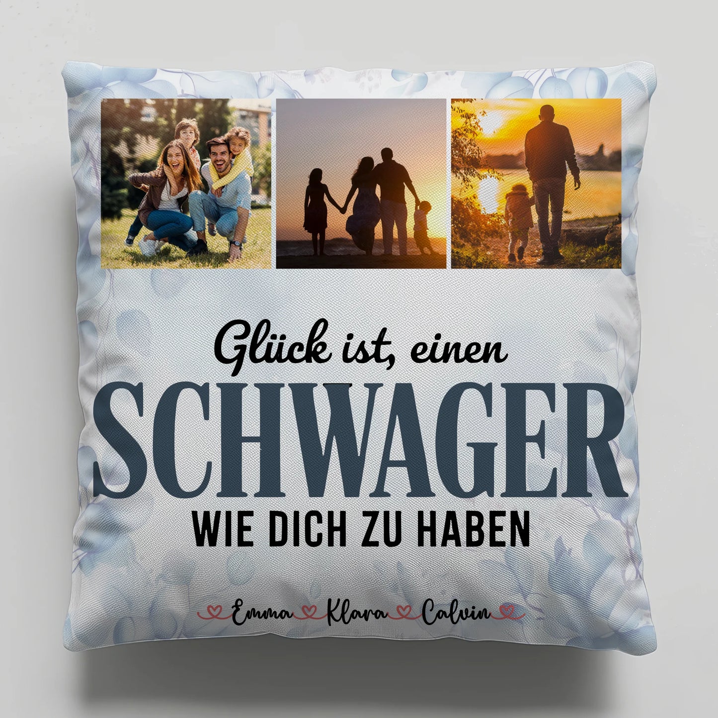 Personalisierte Kissen Mit Namen Fotocollage für Schwager Glück Ist eine Schwager Wie Dich Zu Haben 1