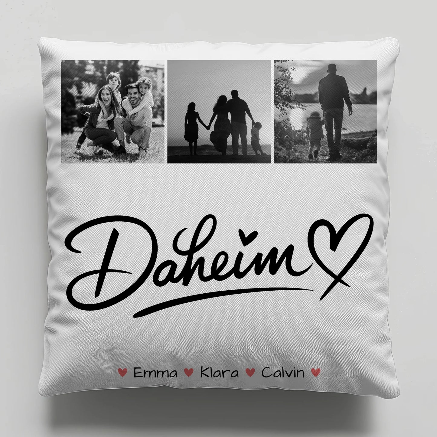 Personalisierte Kissen Mit Namen Familie Fotocollage Familie Für Das Zuhause Daheim 6