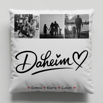 Personalisierte Kissen Mit Namen Familie Fotocollage Familie Für Das Zuhause Daheim 6