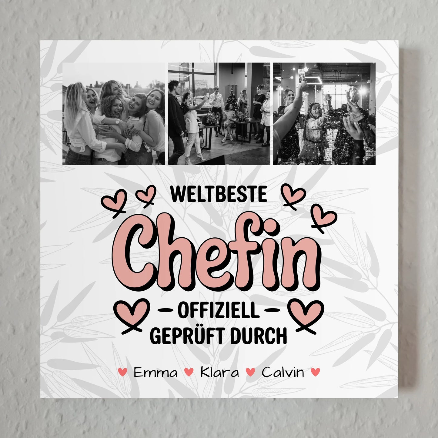Magnetisches Fotoboard Beste Chefin 7