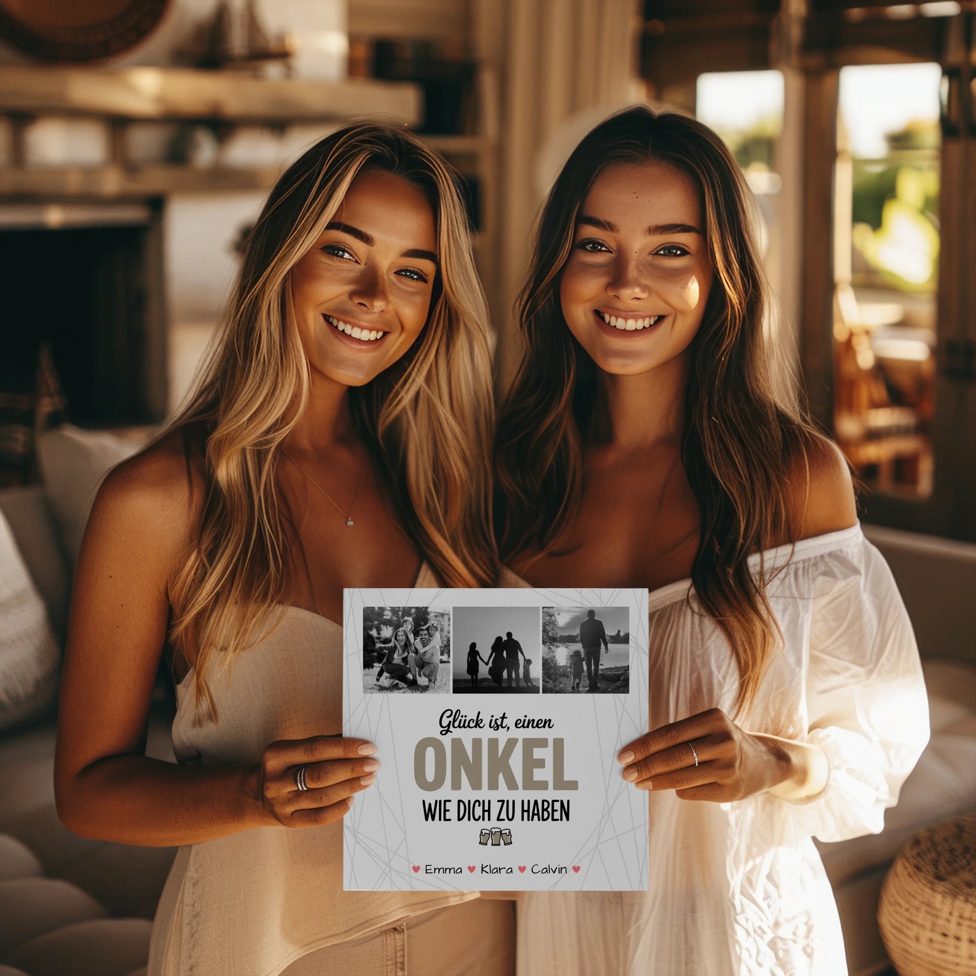 Personalisierte Magnetposter Fotoboard mit Fotocollage Onkel Glück Ist einen Onkel Wie Dich Zu Haben 8