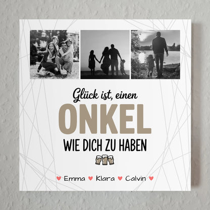 Personalisierte Magnetposter Fotoboard mit Fotocollage Onkel Glück Ist einen Onkel Wie Dich Zu Haben 7