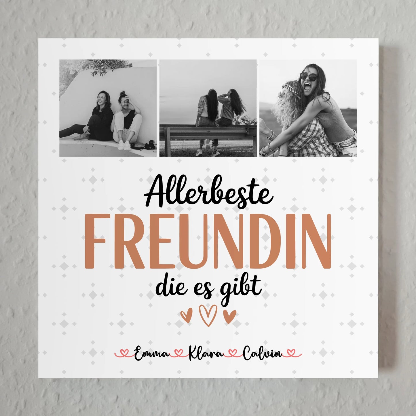 Personalisierte Geschenke für Beste Freundin Fotocollage Leinwand Tasse Allerbeste Freundin Die Es Gibt 7