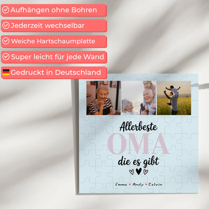 Oma Plakat Geschenk Fotocollage Oma Allerbeste Oma Die Es Gibt personalisiertes Geschenk 5