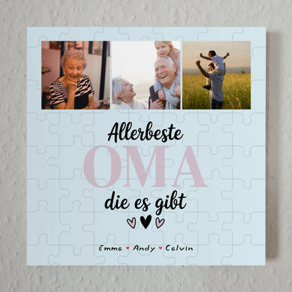 Oma Plakat Geschenk Fotocollage Oma Allerbeste Oma Die Es Gibt personalisiertes Geschenk 1