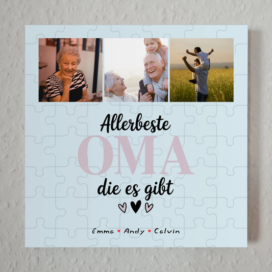Oma Plakat Geschenk Fotocollage Oma Allerbeste Oma Die Es Gibt personalisiertes Geschenk 1