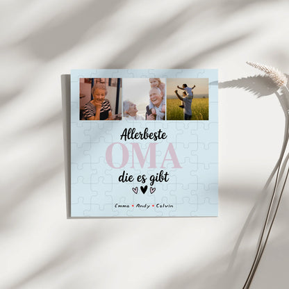 Oma Plakat Geschenk Fotocollage Oma Allerbeste Oma Die Es Gibt personalisiertes Geschenk