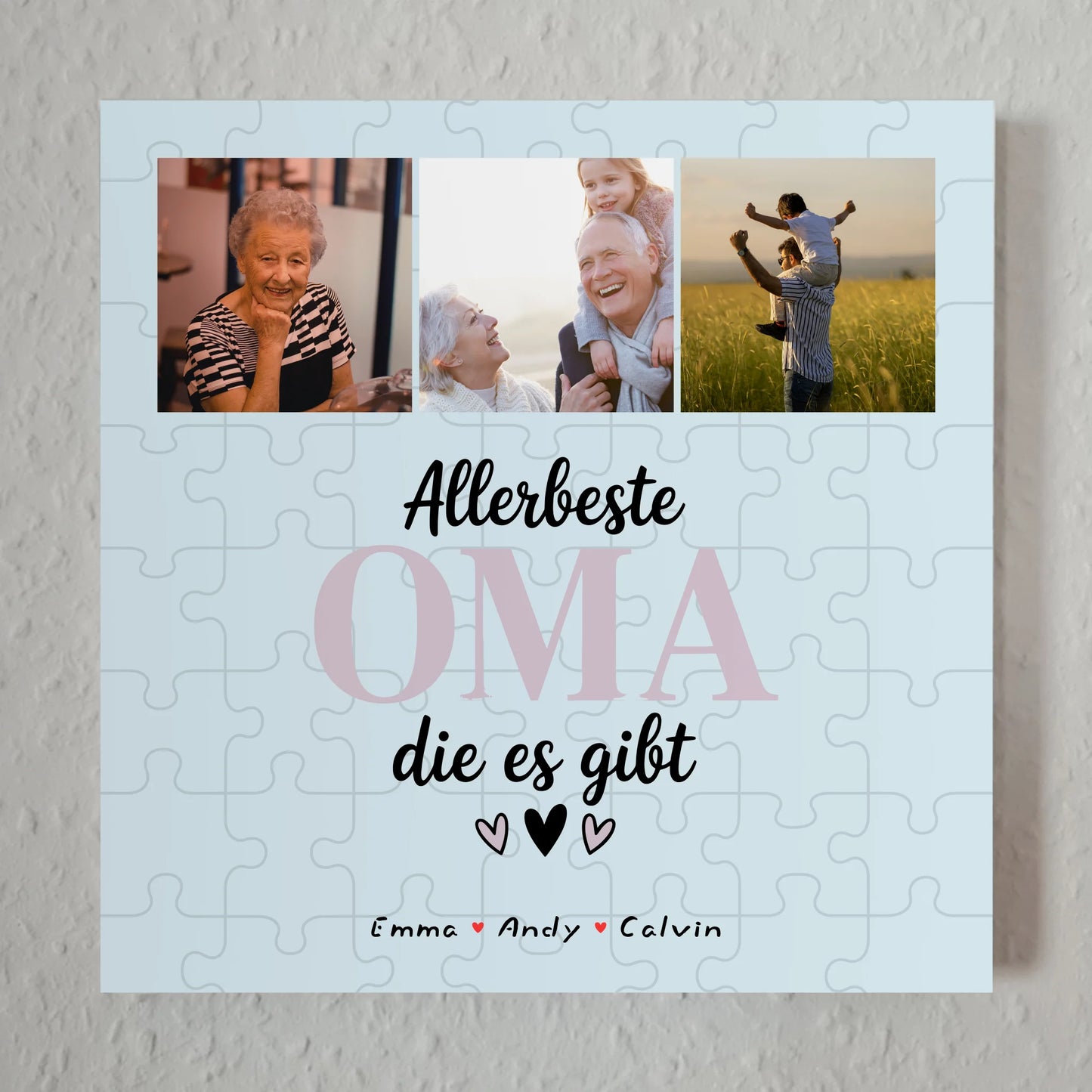 Oma Plakat Geschenk Fotocollage Oma Allerbeste Oma Die Es Gibt personalisiertes Geschenk
