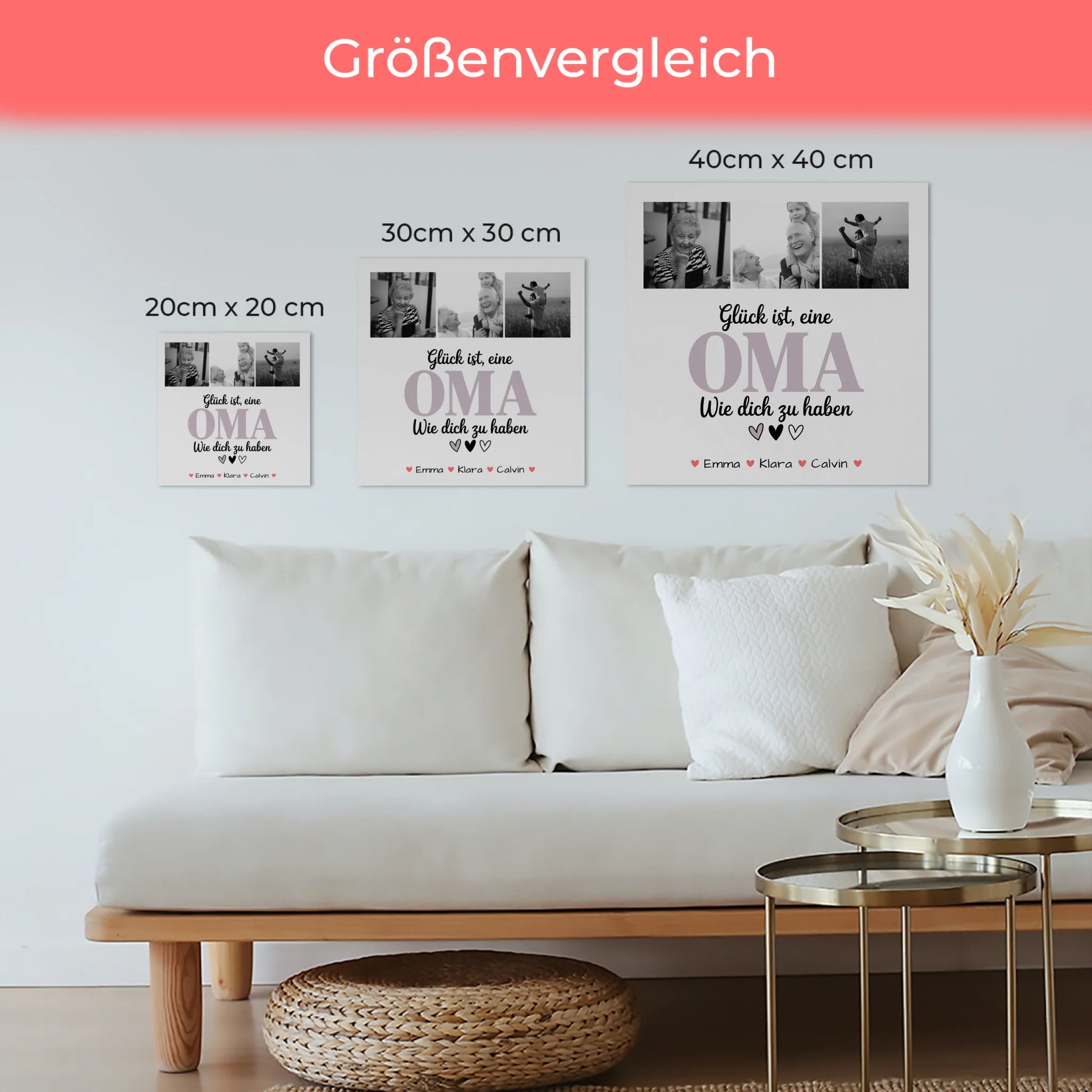 Oma Plakat Fotoboard Fotocollage Oma Glück Ist eine Oma Wie Dich Zu Haben personalisiertes Geschenk 6