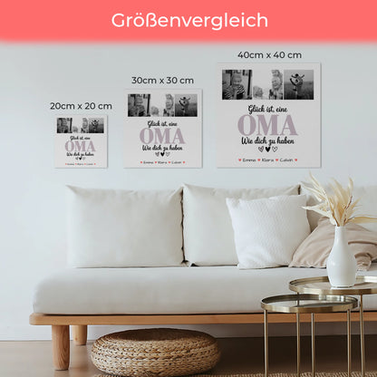 Oma Plakat Fotoboard Fotocollage Oma Glück Ist eine Oma Wie Dich Zu Haben personalisiertes Geschenk