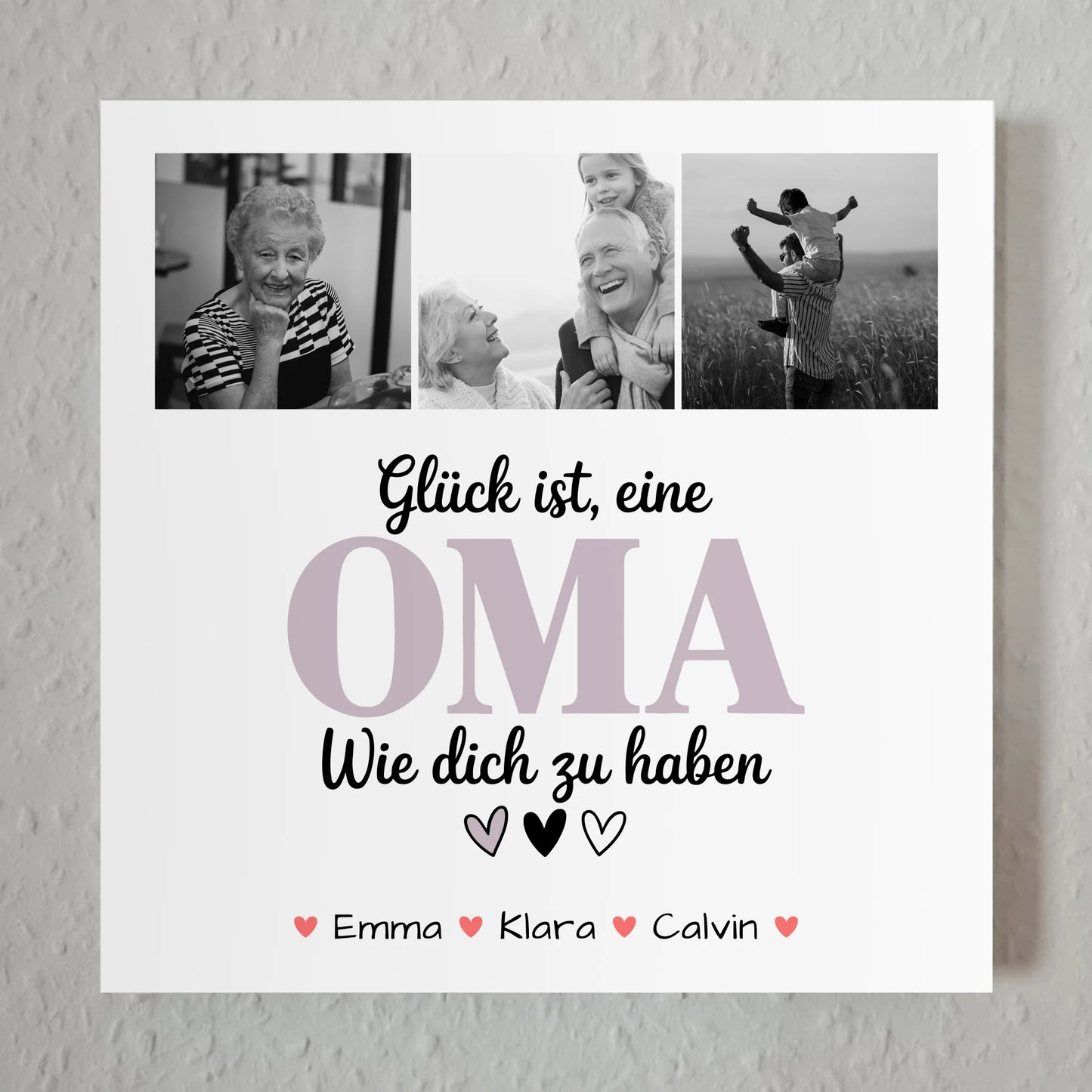 Oma Plakat Fotoboard Fotocollage Oma Glück Ist eine Oma Wie Dich Zu Haben personalisiertes Geschenk 1